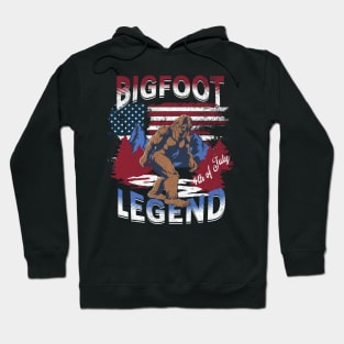 Bigfoot 4th of july Hoodie